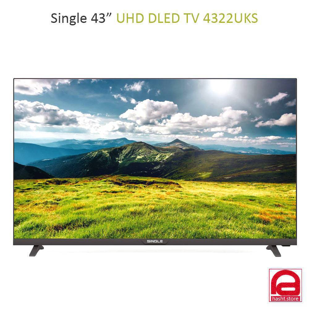 تلوزیون سینگل43 اینچ UHD DLED TV 4322CS با اندروید 9
